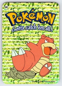 Slowbro #080 Pokemon Vending Prism Holo Sticker Card Nintendo Authentic Nm/Vlp - Picture 1 of 2