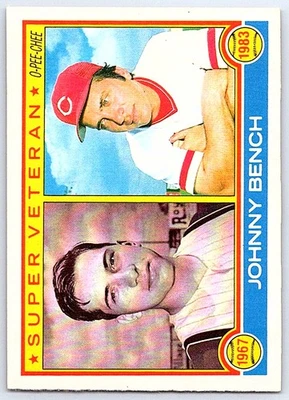 1983 O-Pee-Chee Johnny Bench Cincinnati Reds #61 - Image 1 of 2