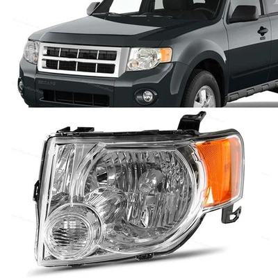 Fit for 2008-2012 Ford Escape Replacement Left Driver Side Headlight Headlamp - Image 1 of 4