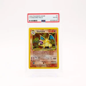 Charizard - 4/102 PSA 4 Base Set Unlimited Holo Rare Pokemon - VG/EX - Bild 1 von 2