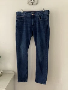 Men’s Tommy Hilfiger Blue Denton Stretch Straight Fit Jeans, UK Size W36 x L32, - Picture 1 of 6