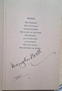 AUTOGRAPHED WOMAN BY GENERAL EVANGELINE BOOTH SALVATION ARMY  - Bild 1 von 22