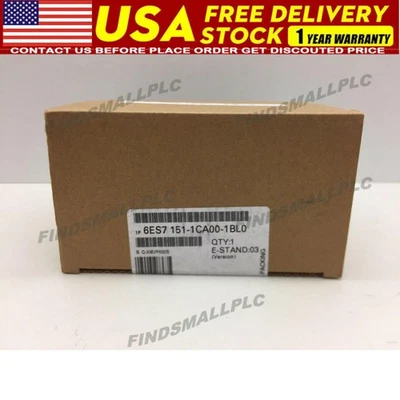 6ES7151-1CA00-1BL0 New Siemens Interface Module Input 6ES7 151-1CA00-1BL0 - Image 1 of 3