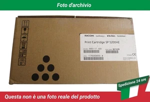 821229 Ricoh Aficio SP 5200S Cartuccia del Toner Nero - Photo 1/4
