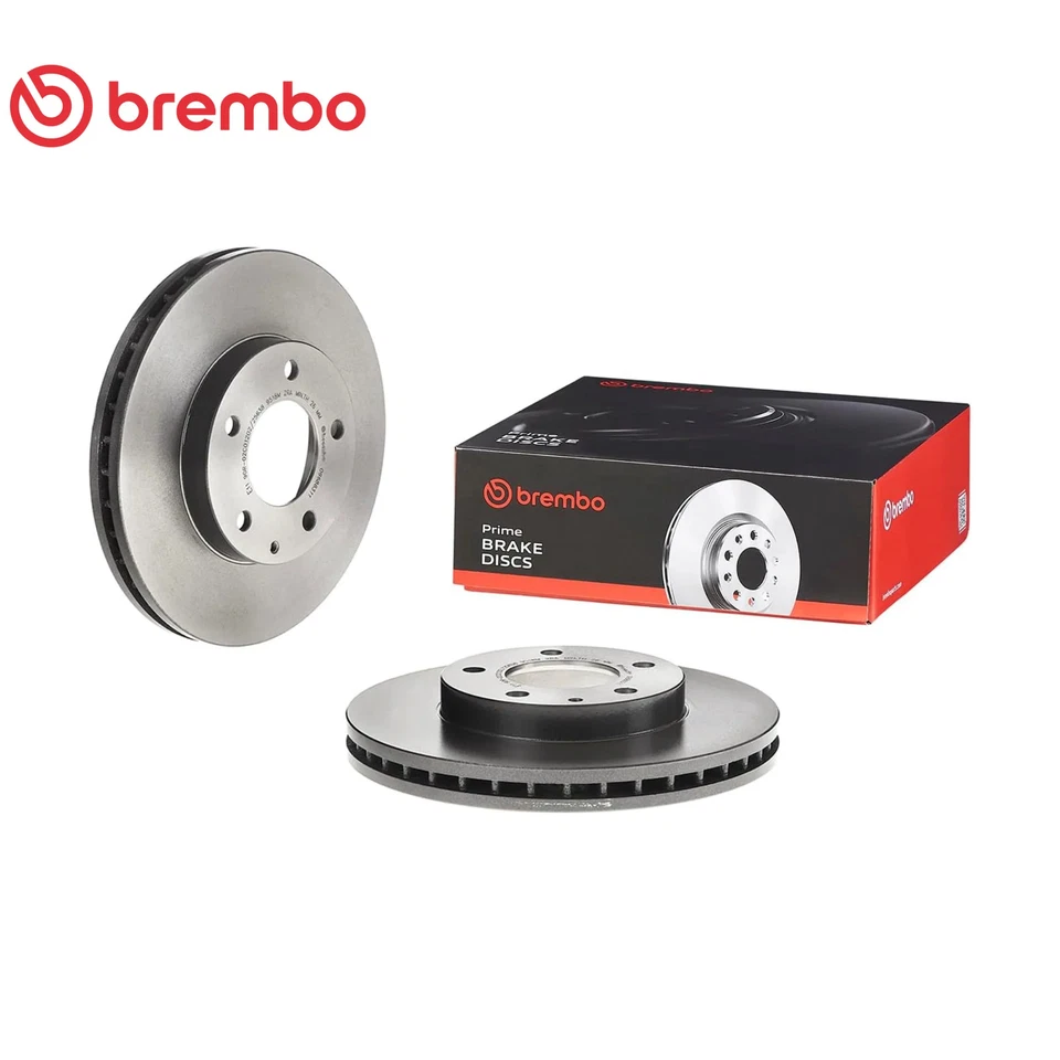 2x Rotores de freno de disco delanteros Brembo con recubrimiento UV 09.6863.11 para Mazda MPV/Millenia Foto 1 de 1