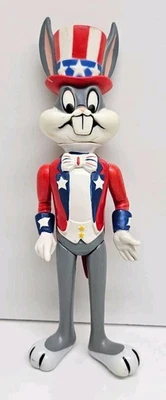Figura posable Dakin Looney Tunes Patriotic Bugs Bunny Uncle Sam 1975 9" Foto 1 de 2