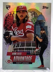 2025 Topps Series 2 Rhett Lowder Home Field Advantage Reds SSP Rookie #HA-26 - Picture 1 of 2