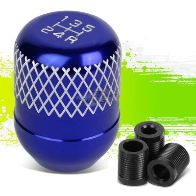 M8/M10/M12 UNIVERSAL ALUMINIO CARRERAS MANUAL 5 VELOCIDADES ENGRANAJE PERILLA CORTA RED AZUL Foto 1 de 4