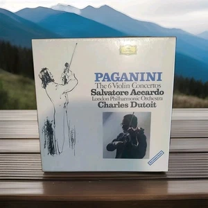 Paganini 6 Violin Concertos Accardo Dutoit 5 X LP Box Set 2864 005/SEALED! - Picture 1 of 1