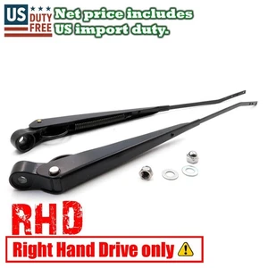 Fit Toyota Corolla Coupe Sedan KE30 35 TE30 KE50 RHD Black Windshield Wiper Arms - Picture 1 of 6
