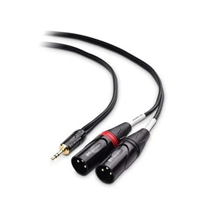 3.5mm 1/8 Inch TRS to 2 XLR Cable, Male Aux Dual Breakout... - Picture 1 of 8