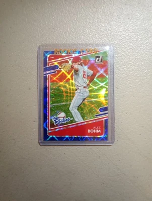 2021 Panini Donruss, The Rookies Insert, Alec Bohm, Card #TR7, Blue, #042/249 - Image 1 of 4