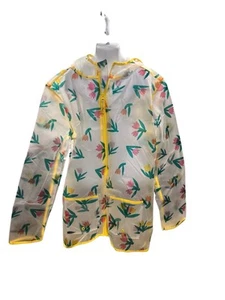 Cat and Jack Girls Size XL Raincoat Floral - Picture 1 of 3