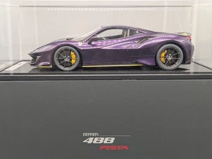 Modellautos 1:12 BBR Ferrari 488 Pista Hong Kong Violet Ltd 04/20 Stück OVP - Bild 1 von 24