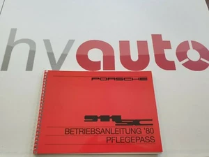 Manuale uso e libretto manutenzione passaporto Porsche 911 SC 911 Carrera 3.0 1979/80 - Foto 1 di 12