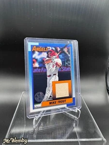 2025 Topps Series 1 - 1990 Topps Baseball Relics Mike Trout #T90R-MT (MEM) - Picture 1 of 3