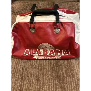 RARE 60-70's Vintage NCAA Alabama Crimson Tide Duffle Bag Travel Gym Carry On - Picture 1 of 7