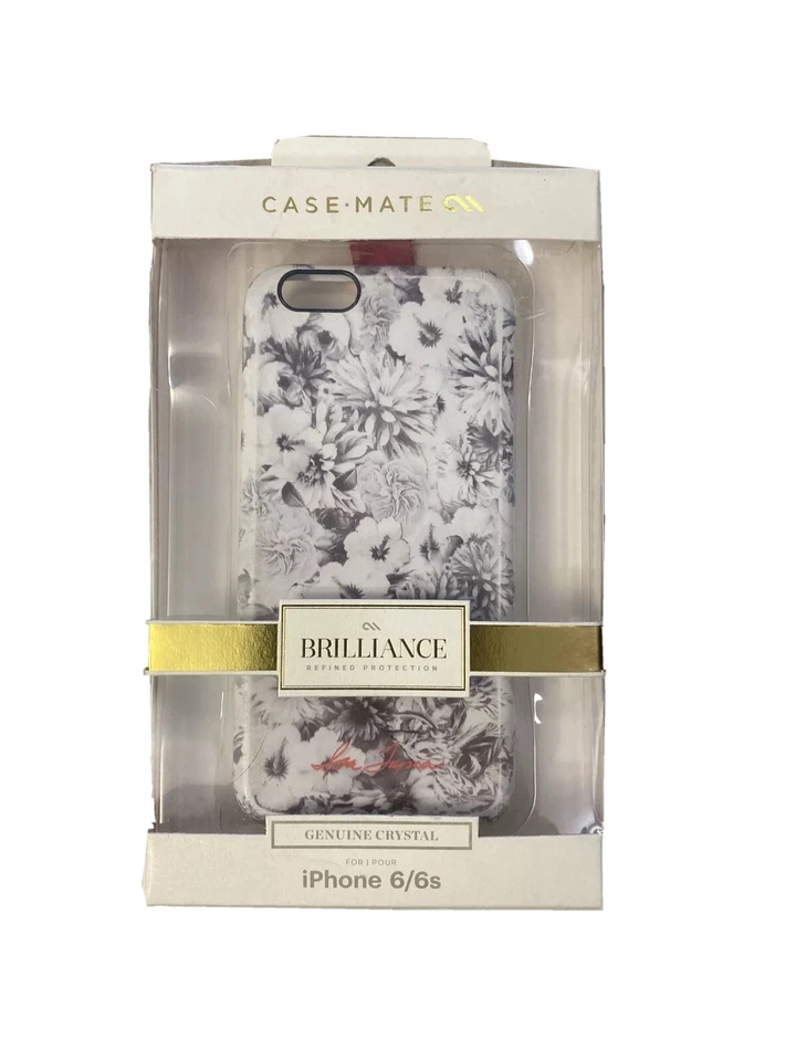 Case-Mate Brilliance Phone Cover Case Apple iPhone 6 Genuine Crystal - Floral - Image 1 of 1