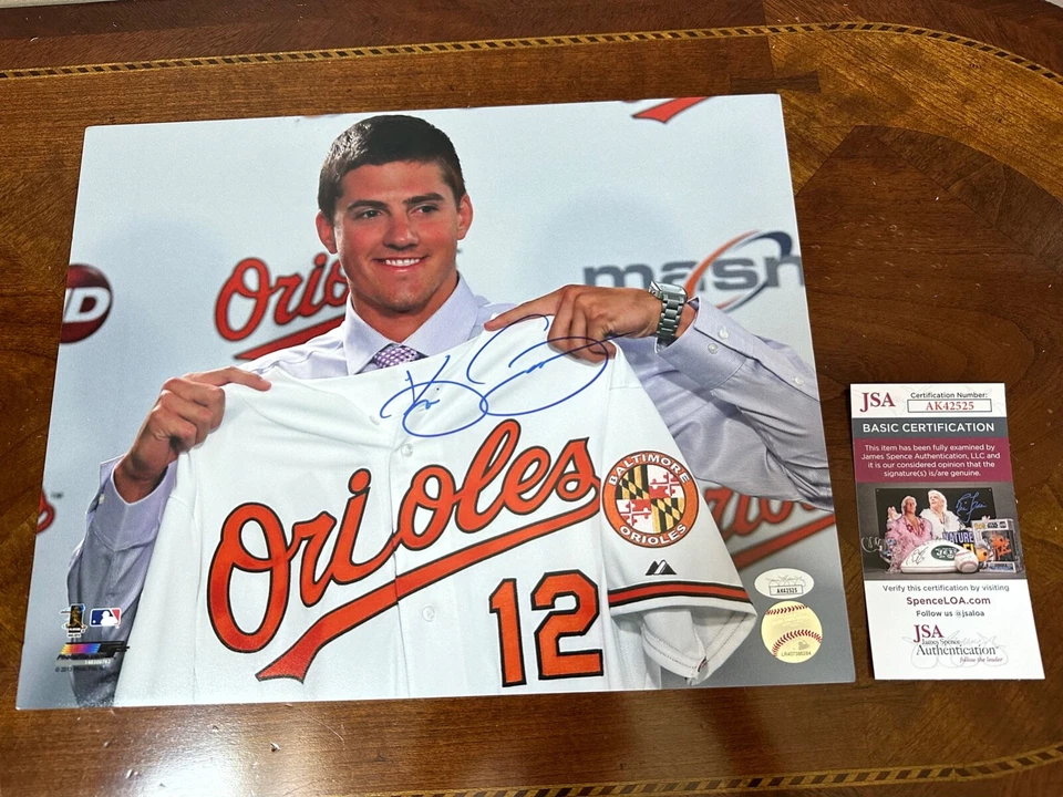 Foto firmada por Kevin Gausman 11x14 MLB Baltimore Orioles certificado de autenticidad JSA autógrafo Foto 1 de 1