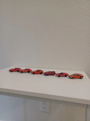 Lote de 6 coches rojos Lesney Matchbox Hot Wheels vintage jefe de bomberos Renault ++ Foto 1 de 4