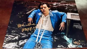 Harry Styles One Direction Singer Signed 11x14 Photo Autographed COA - Picture 1 of 2