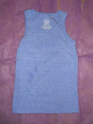 NUEVA camiseta sin mangas azul ~ talla S (6 - 6X) ~ gloria descolorida Foto 1 de 4