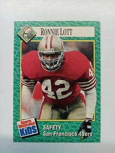 1990 Sports Illustrated for Kids Serie 1 - #185 Ronnie Lott 49ers spedizione gratuita - Foto 1 di 2