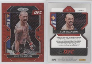 2022 Panini Prizm UFC Ruby Wave Prizm Cub Swanson #141