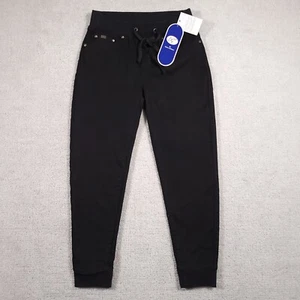 DG2 by Diane Gilman Stretch Pull On Ankle Jeggings Black Size PXS Drawstring - Picture 1 of 15