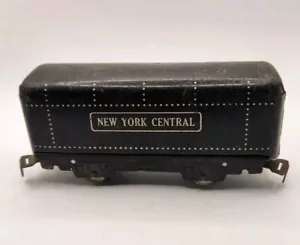 MARX O GAUGE TIN LITHO METAL BLACK NEW YORK CENTRAL TENDER - Picture 1 of 7