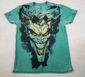 DC Comics Batman Joker T Shirt Gold Foil Playing Cards size Medium - Picture 1 of 4