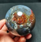 RARE 473g Natürliche Farbige Rote Achat Kristall Madagaskar Heilung A17