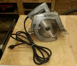 VINTAGE ANTIQUE CRAFTSMAN 6-1/2" ELECTRIC CIRCULAR SAW 315.2786 - Picture 1 of 5