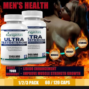 Improve Energy Potenciador de Testosterona para Hombres, Fuerza Muscular y Crecimiento Paquete de 1/2/3 - Imagen 1 de 21