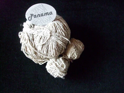 Lana Grossa  "Panama" natur, Seide / Leinen, insgesamt 66 g - Bild 1 von 2