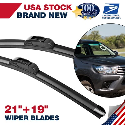 Limpiaparabrisas 21 pulgadas y 19 pulgadas OEM sin soporte J-HOOK para Mazda MPV 1993-1994 Foto 1 de 4