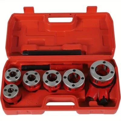 FILIERA FILIERE PER TUBI IDRAULICI CON PROLUNGA 7pz 1/4" 3/8" 1/2" 3/4" 1" 1-1/4 - Immagine 1 di 4