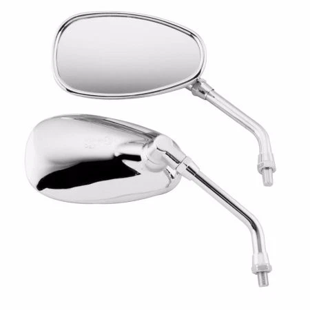 New BikeMaster FY‑923L Mirror SUZ/YAM LH Chr BM 3 - Image 1 of 1