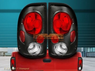 Luces traseras negras para Dodge Dakota 1997-2004 un par nuevas Foto 1 de 3