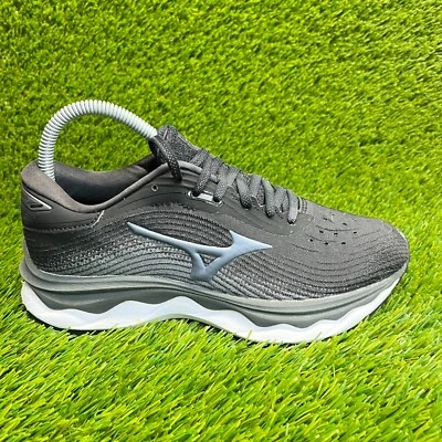 Mizuno Wave Sky 5 Womens Size 7.5 Black Gray Walking Running Shoes Sneakers - Image 1 of 4