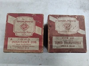 Vintage GR, General Radio, bobina di induttanza, trasformatore, con scatole vecchio magazzino - Foto 1 di 13