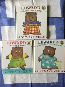 3 Edward Bücher von Rosemary Wells (Autor von Max & Ruby) 1. Auflage, H/C brandneu - Bild 1 von 12