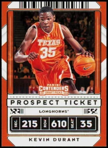 2020 Panini Contenders Draft Picks #5 Kevin Durant Texas Longhorns - Picture 1 of 2