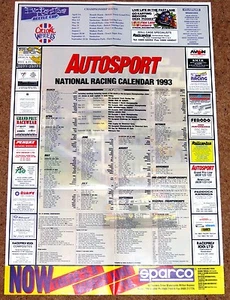 Autosport 1993 calendario nacional de carreras - BTCC Club se encuentra con F3000 FF1600 F1 F2 F3 - Imagen 1 de 1