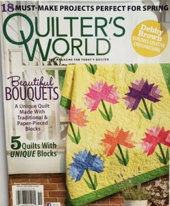 Quilters World Spring 2020 Debby Brown Beautiful Bouquets FREE SHIPPING CB - Picture 1 of 1