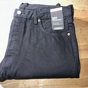 Levi's Men’s 501 '93 Straight Fit Jeans Color: Punk Rock Black 34x34 NEW - Picture 1 of 5