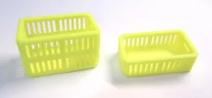 2 SCALE 1/10 bright yellow BOXES for RC crawler accessories AXIAL,TAMIYA,RC4WD - Picture 1 of 6