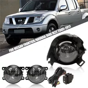 For Nissan Frontier Halogen Fog Light Bumper Frame Cover Daytime Running Light - Bild 1 von 8