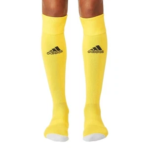 adidas FOOTBALL LONG SOCK CUSHIONED MILANO Boys Men Soccer RUGBY Size UK 4.5-5.5 - Picture 1 of 4