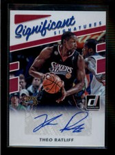 THEO RATLIFF 2017/18 DONRUSS #SS-TR SIGNIFICANT SIGNATURES AUTOGRAPH AUTO AJ3452